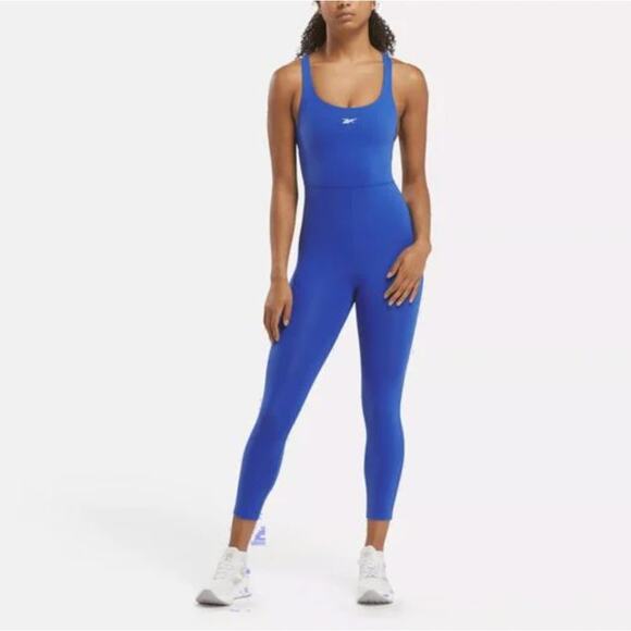 Reebok x Angel Reese Lux 7/8 Blue Bodysuit- Size Small - Picture 1 of 9